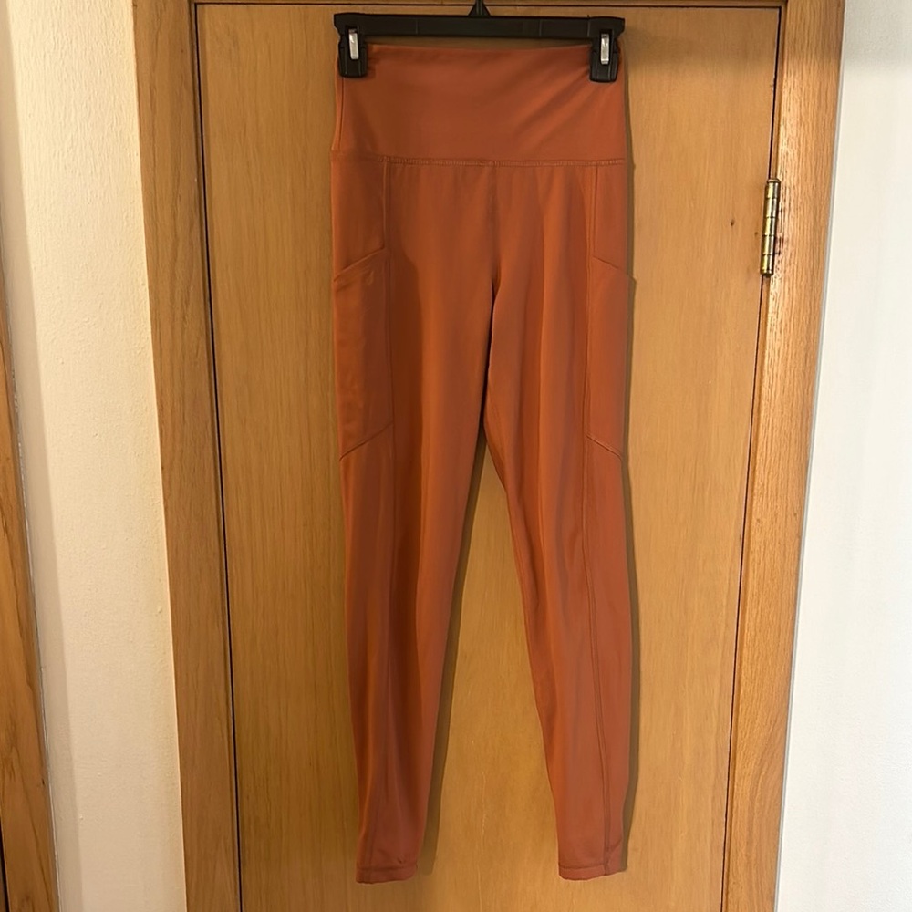 American Eagle Women’s The Everything Pocket Leggings Orange Small Long Tall